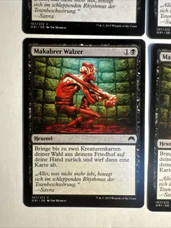 4x Mtg Magic Origins Makabrer Walzer NM Magic The Gathering - Image 2