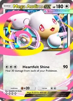 Pokemon TCG Pocket - Mega Audino ex Full Art / Rainbow (English) - Image 3