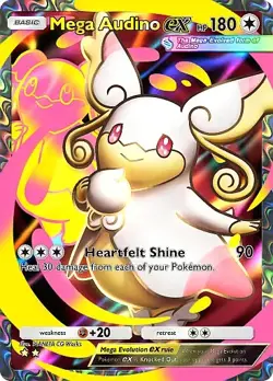 Pokemon TCG Pocket - Mega Audino ex Full Art / Rainbow (English) - Image 4