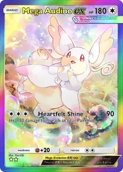 Pokemon TCG Pocket - Mega Audino ex Full Art / Rainbow (English) - Image 5