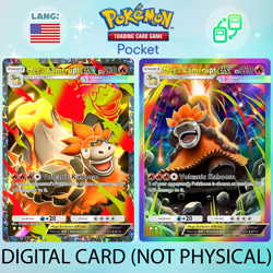 Pokemon TCG Pocket - Mega Camerupt ex Full Art / Rainbow (English) - Image 2