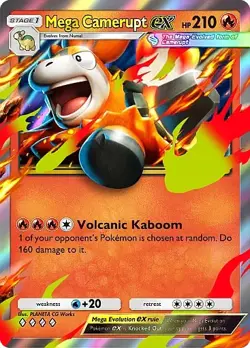Pokemon TCG Pocket - Mega Camerupt ex Full Art / Rainbow (English) - Image 3