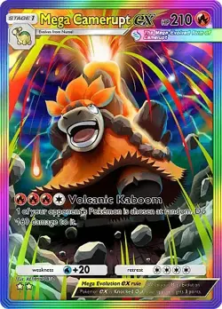 Pokemon TCG Pocket - Mega Camerupt ex Full Art / Rainbow (English) - Image 5