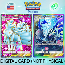 Pokemon TCG Pocket - Alolan Ninetales ex Full Art / Rainbow (English) - Image 2