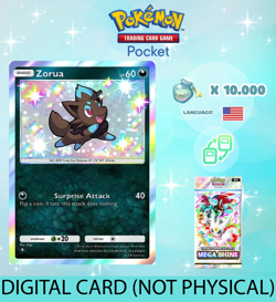 Pokemon TCG Pocket - Shiny Zorua Card (English) - Image 1