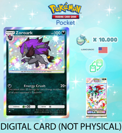 Pokemon TCG Pocket - Shiny Zoroark Card (English) - Image 1