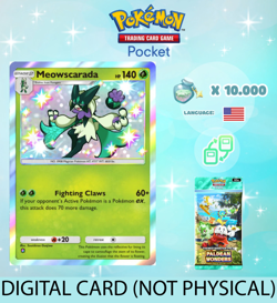 Pokemon TCG Pocket - Shiny Meowscarada Card (English) - Image 1