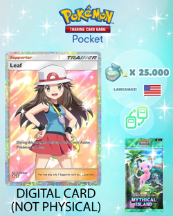 Pokemon TCG Pocket - Leaf Full Art Card (English) - Image 1