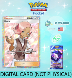 Pokemon TCG Pocket - Ilima Full Art Card (English) - Image 1