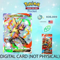 Pokemon TCG Pocket - Shiny Mega Blaziken ex Card (English) - Image 1