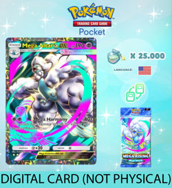 Pokemon TCG Pocket - Mega Altaria ex Full Art Card (English) - Image 1