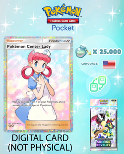 Pokemon TCG Pocket - Pokemon Center Lady Full Art Card (English) - Image 1