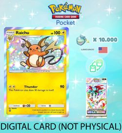 Pokemon TCG Pocket - Shiny Raichu Card (English) - Image 1