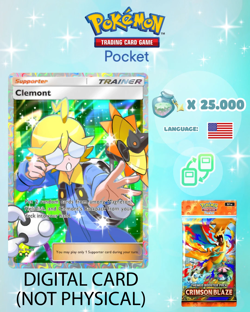 Pokemon TCG Pocket - Clemont Full Art Card (English) - Image 1