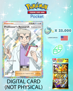 Pokemon TCG Pocket - Professor's Research Professor Oak Full Art (English) - Image 1