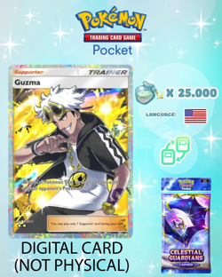 Pokemon TCG Pocket - Guzma Full Art Card (English) - Image 1