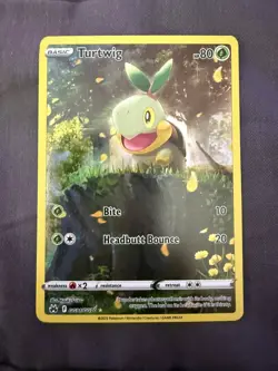 Pokemon Turtwig GG31/GG70 Crown Zenith Holo Basic 80 HP Card - Image 1