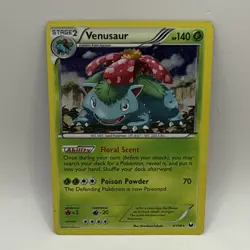 Venusaur (B&W Dark Explorers) 3/108 Cosmos Holo Rare (2012) HP Pokemon Card - Image 1