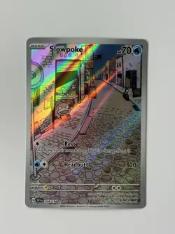 Pokemon TCG Slowpoke 204/198 Scarlet & Violet SV01 Illustration Rare Holo NM - Image 2