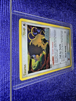 2006 Pokemon Tauros 12/100 - EX Crystal Guardians Stamped - Holo Rare - Image 5