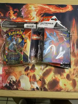 Pokemon Mini Portfolio Album Phantasmal Flames Charizard - Image 1