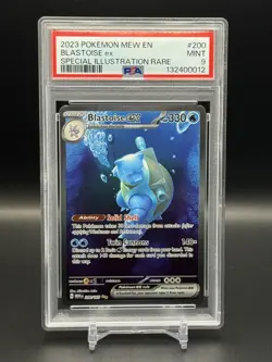 Pokemon Scarlet & Violet 151 #200 Blastoise ex Special Illustration Rare PSA 9! - Image 1