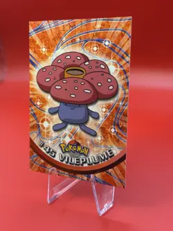Vileplume #45 1999 Topps Pokemon TV Animation Edition Series 1 Blue Logo No Holo - Image 2