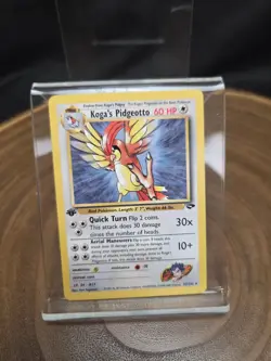 2000 Pokemon Gym Challenge 1st Edition Koga's Pidgeotto #27/132 - Image 1