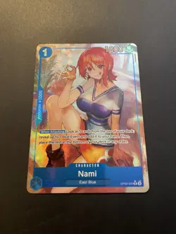 Nami R*- OP09-050- Parallel Rare - One Piece TCG -Emperors in the New World-NM - Image 1