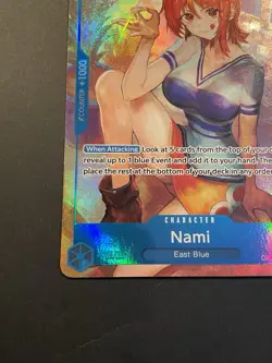 Nami R*- OP09-050- Parallel Rare - One Piece TCG -Emperors in the New World-NM - Image 3