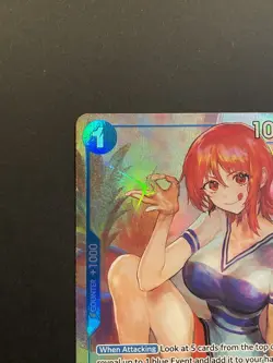 Nami R*- OP09-050- Parallel Rare - One Piece TCG -Emperors in the New World-NM - Image 4
