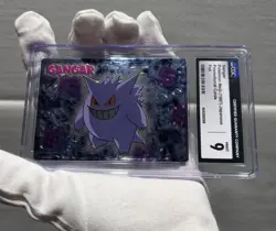 Gengar “Gangar” Pokemon Meiji 1997 Japanese Promotional Card Foil CGC 9 POP 3 - Image 3