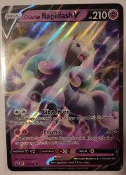 Galarian Rapidash V SWSH111 Jumbo Cards Holo - Image 1