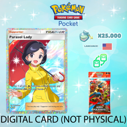 Pokemon TCG Pocket - Parasol Lady Full Art Card (English) - Image 1