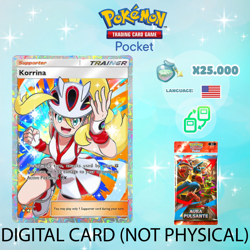 Pokemon TCG Pocket - Korrina Full Art Card (English) - Image 1