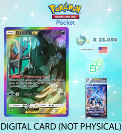 Pokemon TCG Pocket - Darkrai ex Rainbow Card (English) - Image 1