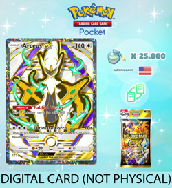Pokemon TCG Pocket - Arceus ex Full Art Card - Deluxe Pack ex (English) - Image 1