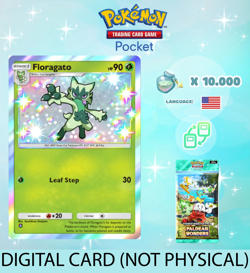 Pokemon TCG Pocket - Shiny Floragato Card (English) - Image 1