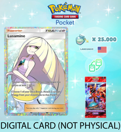 Pokemon TCG Pocket - Lusamine Full Art Card - Extradimensional Crisis (English) - Image 1