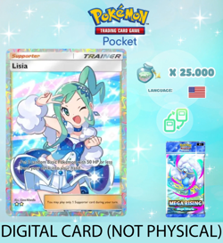 Pokemon TCG Pocket - Lisia Full Art Card (English) - Image 1