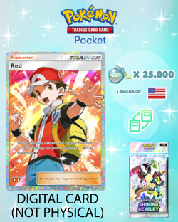 Pokemon TCG Pocket - Red Full Art Card (English) - Image 1