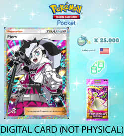 Pokemon TCG Pocket - Piers Full Art Card (English) - Image 1