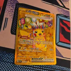 Pikachu EX 247/191 Full Art Holo Pokemon Card - Image 2