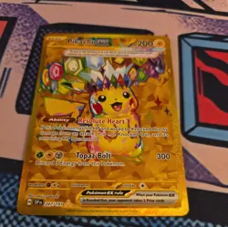 Pikachu EX 247/191 Full Art Holo Pokemon Card - Image 4