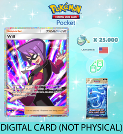 Pokemon TCG Pocket - Will Full Art Card (English) - Image 1