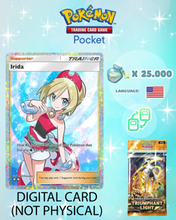 Pokemon TCG Pocket - Irida Full Art Card (English) - Image 1