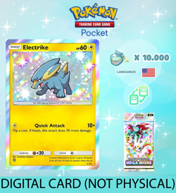 Pokemon TCG Pocket - Shiny Electrike Card (English) - Image 1