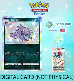 Pokemon TCG Pocket - Shiny Haunter Card (English) - Image 1
