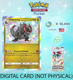 Pokemon TCG Pocket - Shiny Haxorus Card (English) - Image 1