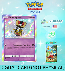 Pokemon TCG Pocket - Shiny Gimmighoul Card (English) - Image 1